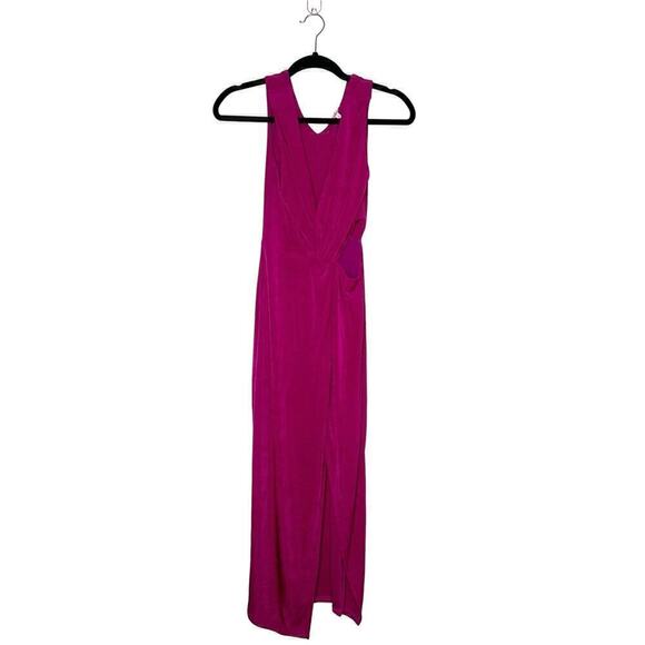 NEW Heartloom Pardo Cut Out Midi Dress Women's Pink Size Small - Picture 3 of 8